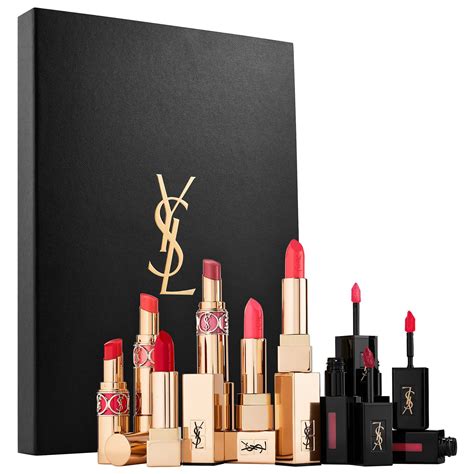 ysl makeup bag gift set|ysl beaute makeup bag.